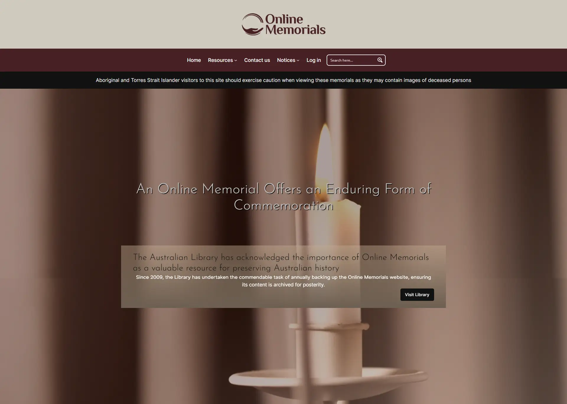 ONLINE MEMORIALS